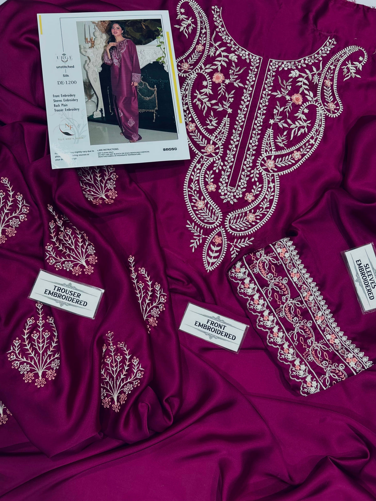 Shalwar kameez Unstitched