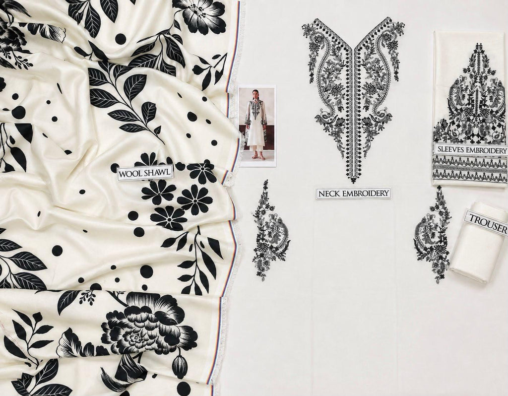 Unstitched umbridry dress