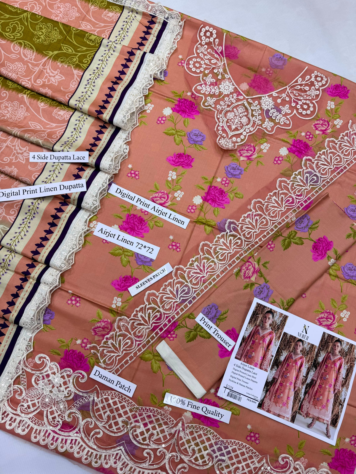 Unstitched suits Available