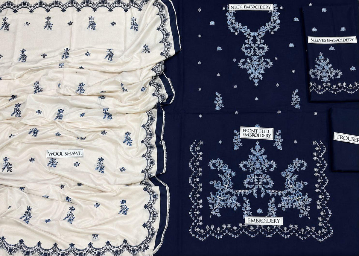 Unstitched umbridry dress